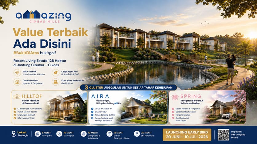 Lingkungan Hunian Amazing Cikeas Hill