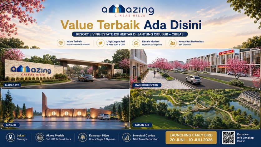 Investasi Properti Amazing Cikeas Hill